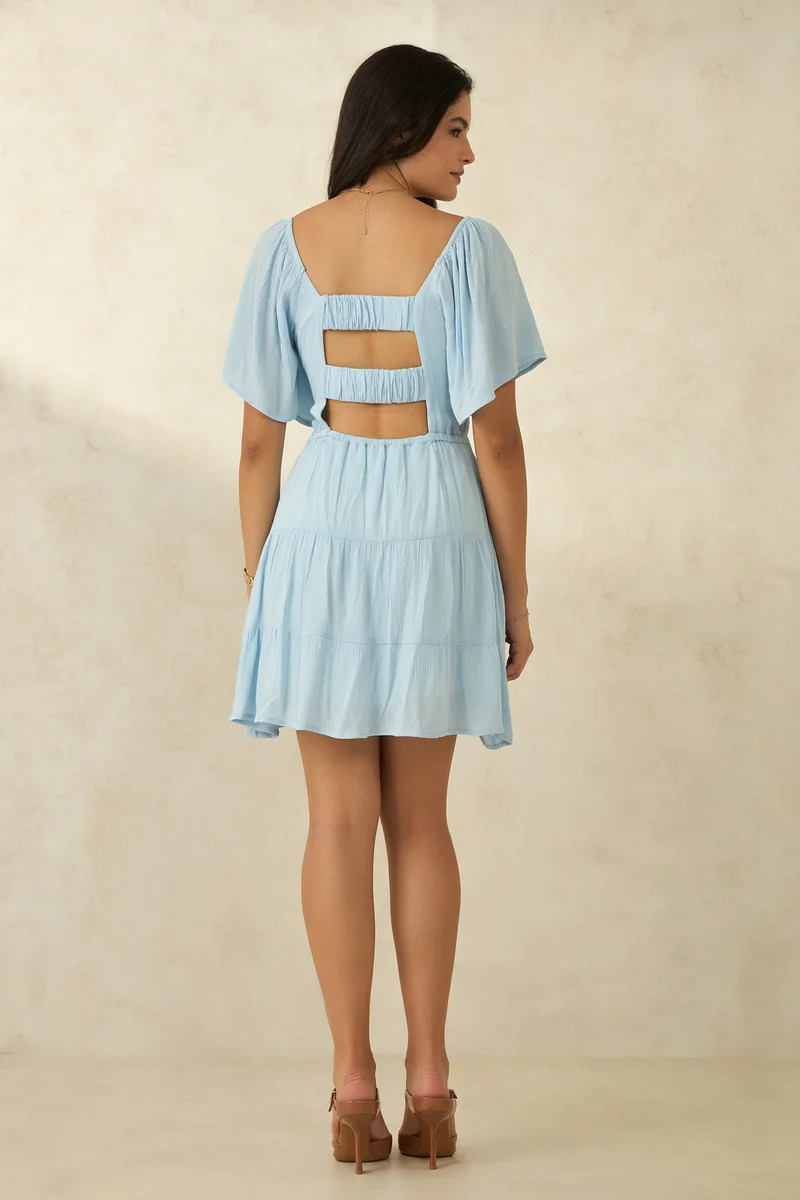 Virgio Tiered Mini Dress