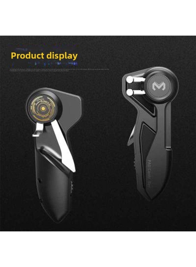MEMO Rice Ink AK-PAD6K Six-finger Flat Eating Chicken Artifact Flat Mirror Shooting Auxiliary Game Handle Wholesale-Product Color:Black  - Image 1