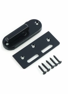 KASTWAVE Stainless Steel Lock, Catch Gate Latches, Heavy Duty Bolt Latch Buckles, for Kitchen Bathroom Moving Sliding Door Windows Bran Doors, Black Finish  - Image 5