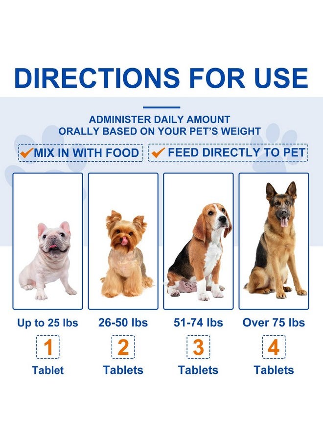 Alivo - Omega 3 for Dogs, 180P Omega 3 Fish Oil Tablets for Dogs Supports Seasonal Allergies Relief, Itch Skin Relief & Promote Coat Health, Pet Dog Fish Supplements with Omega-3 6 9, Vitamin E - 180 Tablets - Image 1