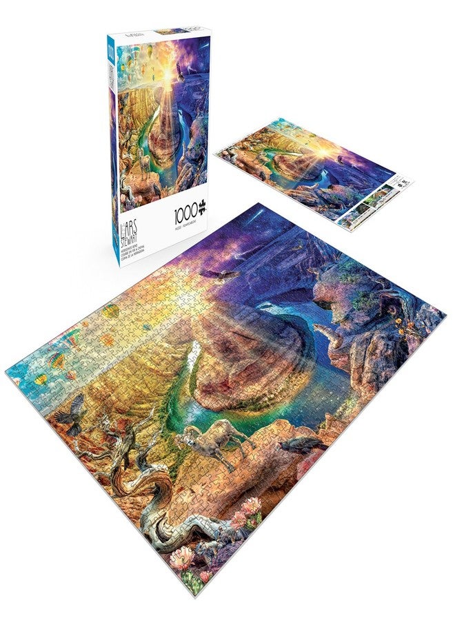 Buffalo Games - Lars Stewart - Horseshoe Bend - 1000 Piece Jigsaw Puzzle for Adults - Challenging Puzzle Perfect for Game Nights - Finished Size is 26.75 x 19.75 - Image 4