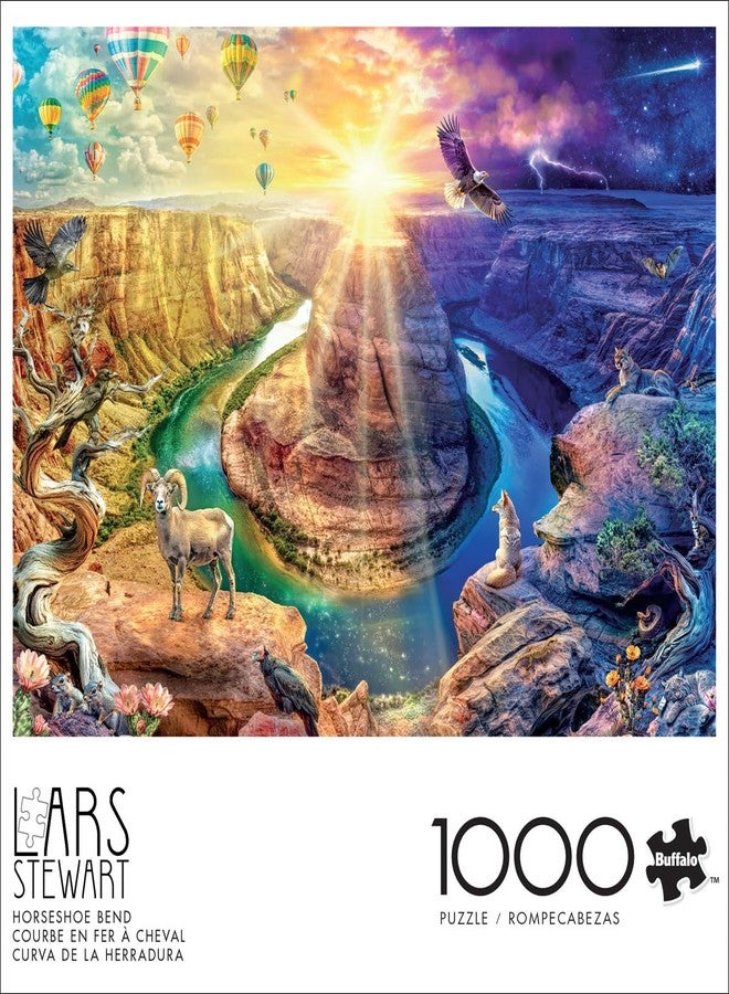 Buffalo Games - Lars Stewart - Horseshoe Bend - 1000 Piece Jigsaw Puzzle for Adults - Challenging Puzzle Perfect for Game Nights - Finished Size is 26.75 x 19.75 - Image 2