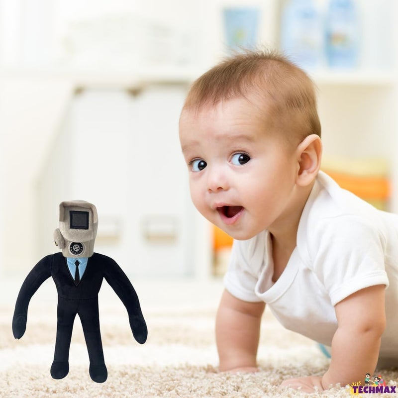 TechMax Solution Scary Toilet Cameraman Stuffed Toy, Plushies Birthday Gift for Kids and Collectors - Image 5