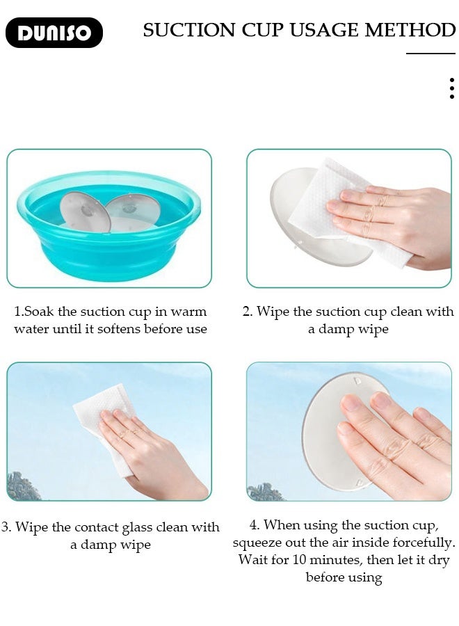 DUNISO Cat Window Perch Cat Bed Window Breathable Foldable Cat Hammock Bed Window Mounted Cat Seat with Strong Suction Cups,Space Saving Bed Shelf for Cats Safety Cats Resting Seat for Indoor - Image 4