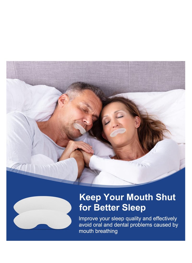 Zikra Sleep Strips, Mouth Tape, Upgrade Anti Snore Mouth Strips for Better Nose Breathing, Less Mouth Breath and Snore, Improved Nighttime Sleeping for Men Women (90 Pcs) - Image 2