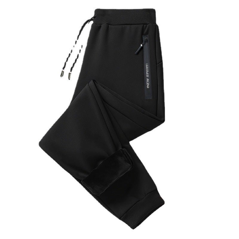 Fashion Men'S Pants Trendy Loose Casual Straight-Leg Long Pants Fleece Thickened Jogger Sweatpants Men'S Style - Image 5