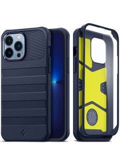 Spigen Geo Armor 360 [Full Body Protection] Case Cover for iPhone 13 Pro Max with Built-in Screen Protector - Navy Blue  - Image 1