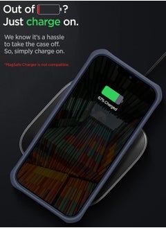 Spigen Geo Armor 360 [Full Body Protection] Case Cover for iPhone 13 Pro Max with Built-in Screen Protector - Navy Blue  - Image 5