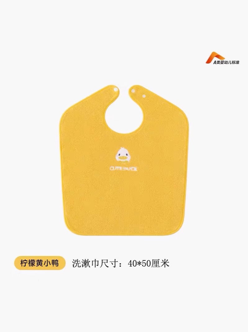On Behalf Of The Hair Waterproof Children'S Brushing And Washing Towel Hanging Neck Wash Face Towel Multi-Functional Saliva Towel Non-Wet Clothes - Image 2