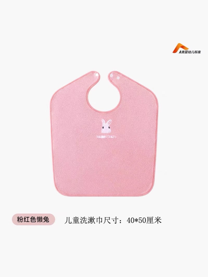 On Behalf Of The Hair Waterproof Children'S Brushing And Washing Towel Hanging Neck Wash Face Towel Multi-Functional Saliva Towel Non-Wet Clothes - Image 3