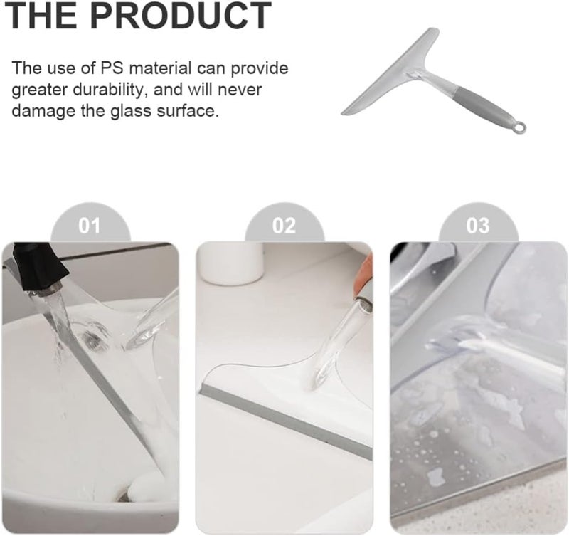 كلاراكو أدوات تنظيف النوافذ من كلاركو، ممسحة تنظيف النوافذ، منتجات تنظيف النوافذ، مكشطة زجاج للنوافذ، منظف زجاج، مكشطة تنظيف، ممسحة دش، مكشطة نوافذ محمولة - Image 4