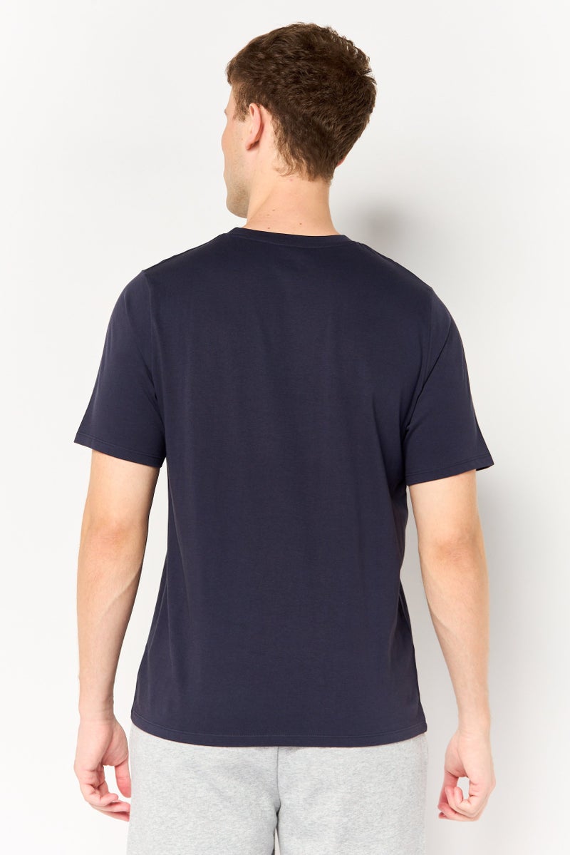 Reebok Men Sportswear Fit Short Sleeve Outdoor T-Shirt, Black - Image 4