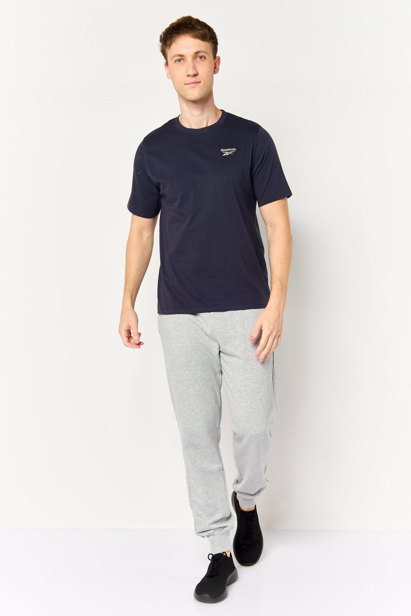 Reebok Men Sportswear Fit Short Sleeve Outdoor T-Shirt, Black - Image 2