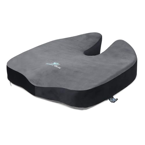 Cushion world Coccyx seat Tailbone Pain Relief Cushion || Memory Foam Pillow for Neck Pain || Ergonomic Pillow for Knee Pain Support & Comfort || Shoulder Pain Relief Spondylitis Neck (18x3x18 Inch) - Image 4
