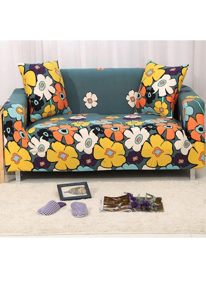NIBEMINENT Floral Pattern Sofa Slipcover Multicolour - Image 2