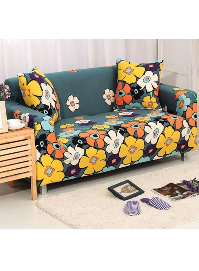 NIBEMINENT Floral Pattern Sofa Slipcover Multicolour - Image 3