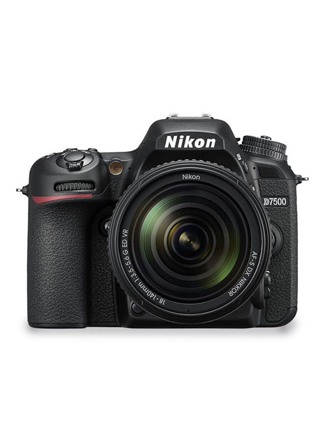 نيكون كاميرا D7500 DSLR مزودة بعدسة AF-S DX NIKKOR مقاس 18-140 مم f/3.5-5.6 G ED VR - Image 1