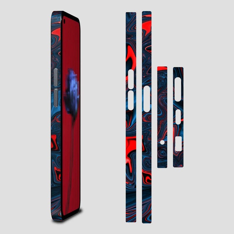 FCS ملصق جانبي من الفينيل لغطاء الحواف متوافق مع آيفون 13 | ملصقات فيلم كروم | ملصق واقي جانبي من الفينيل (-22) - Image 1