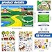 PENGFULL Felt Flannel Story Board Set for Toddlers44 28in Flannel Board for Wall52 Felt Farm Animals PiecesFarmhouse Theme Story Preschool StorytellingLearning Interactivefor 3 Years Kids - Image 4