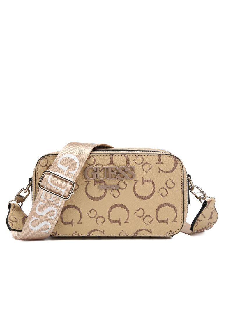 GUESS - GUESS Lewistown Double-Zip Logo Crossbody - Image 1