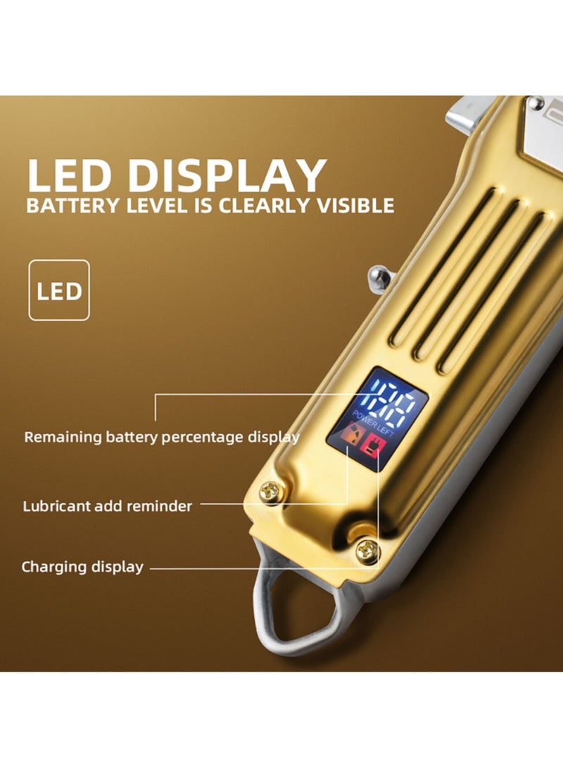 DSP LED Digital Display Home Rechargeable Hair Clipper  - Image 2