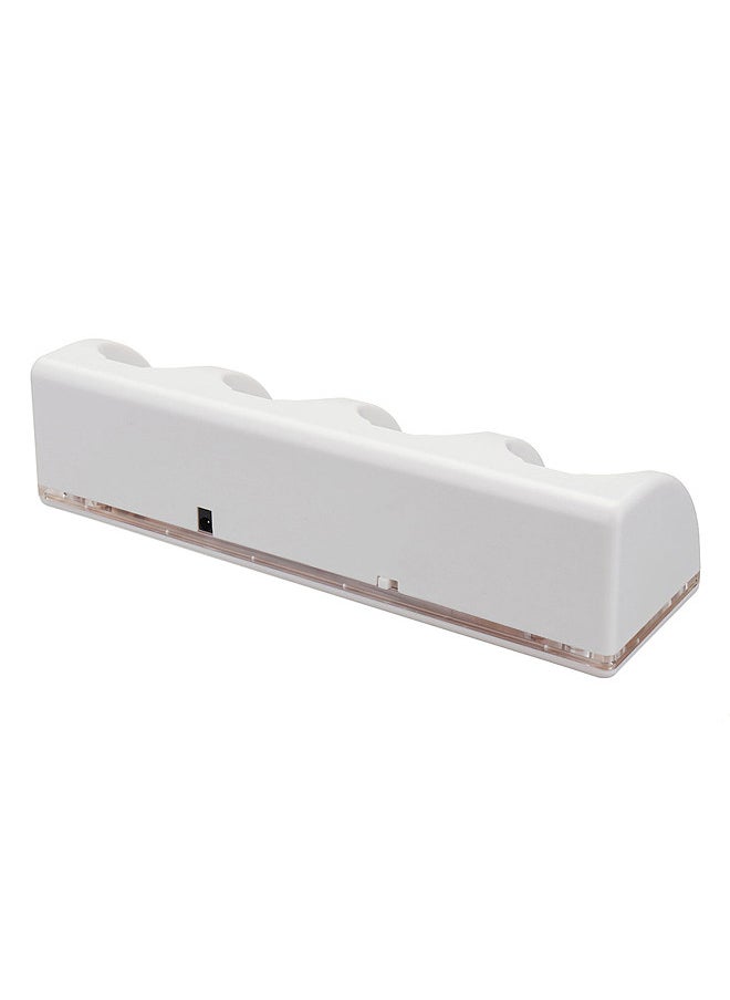 Decdeal - 4Pcs 2800mAh Rechargeable Cells and Wii Cell Charge Dock Stand for Wii Remote Switch Accessory - Image 1
