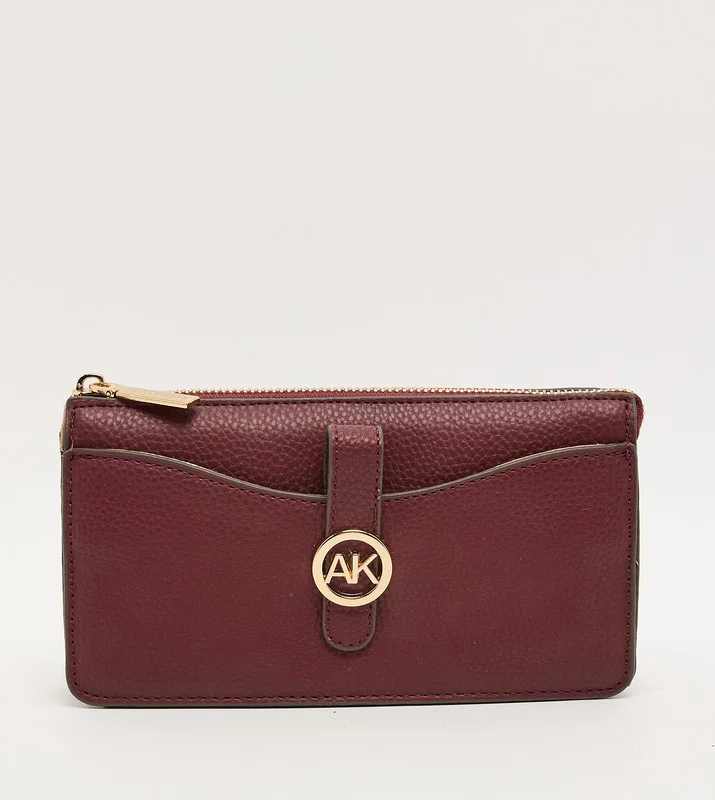 ANNE KLEIN Akg5048 Maroon Women's Wallet