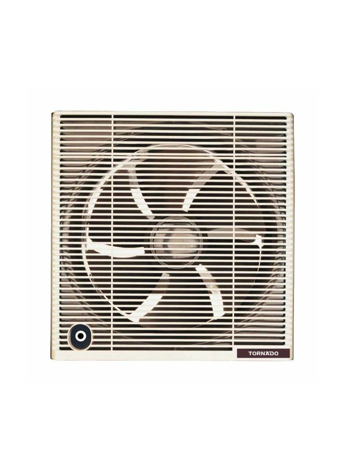 تورنيدو شفاط حمام تورنيدو مقاس 25 سم شبكة للحماية والخصوصية كريمي TVS-25CM