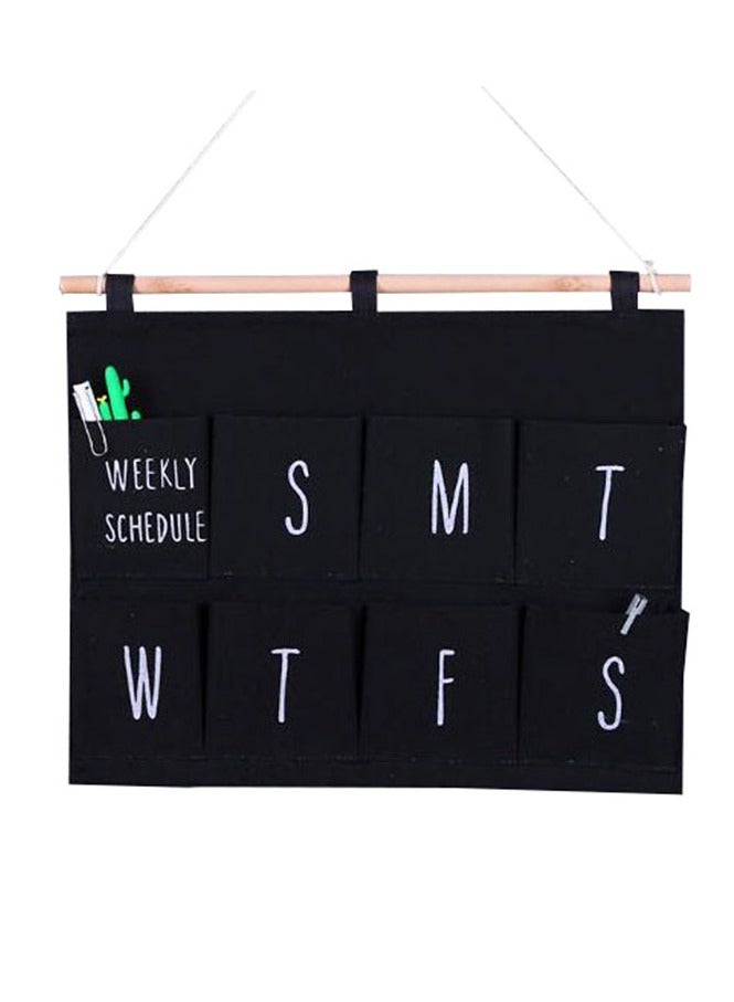 Cute Home Fabric Organizer Wall Mounted Multi-Layer Storage Bag