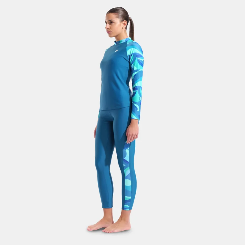 Arena Multi-Colour Women's Printed Swimming Rashguard for Women | Best Price UAE