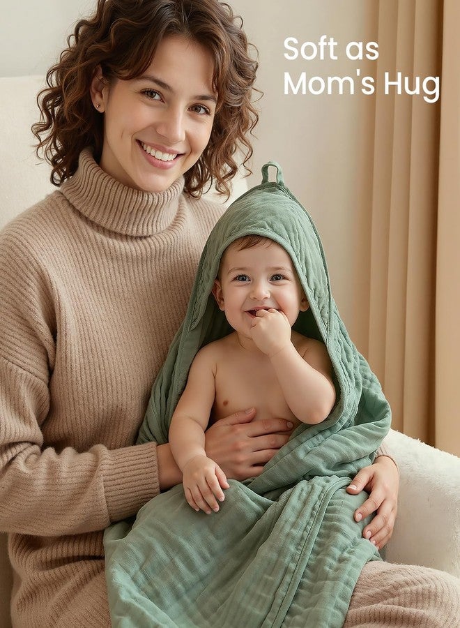 مجموعة مناشف وأغطية استحمام للأطفال من فافردي، 6 قطع، تتضمن منشفتين كبيرتين بغطاء رأس مقاس 35×35 بوصة، و4 أغطية استحمام، فائقة النعومة وعالية الامتصاص، مناسبة للمواليد الجدد والرضع والأطفال الصغار، هدية مثالية لحفلات استقبال المولود. - Image 2