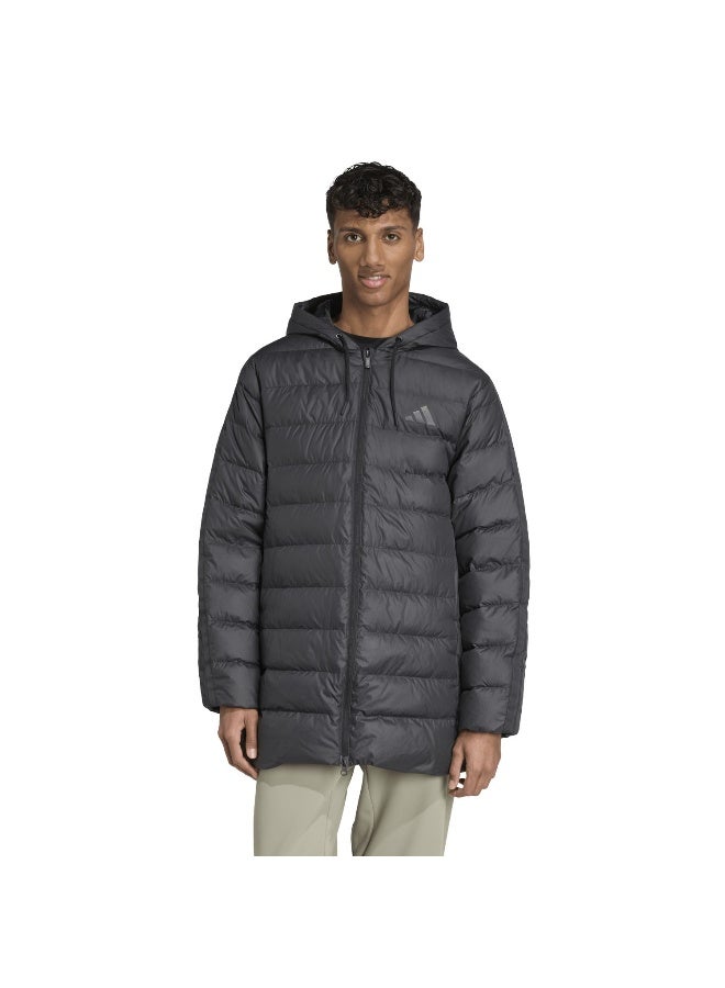Adidas Ess 3S Ld Hd Pa Black Jacket (Down) Jackets For Men - Image 2