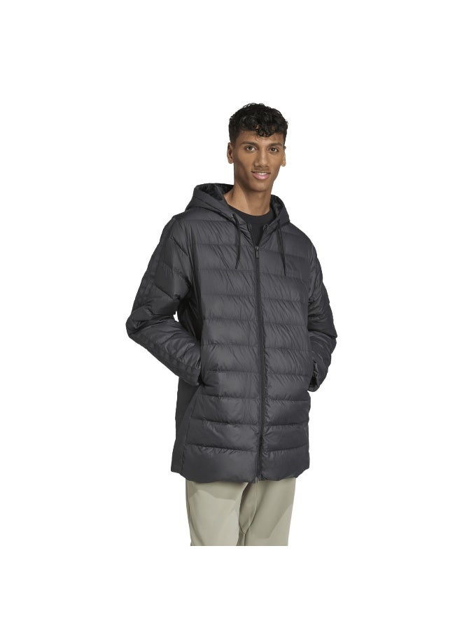 Adidas Ess 3S Ld Hd Pa Black Jacket (Down) Jackets For Men - Image 4