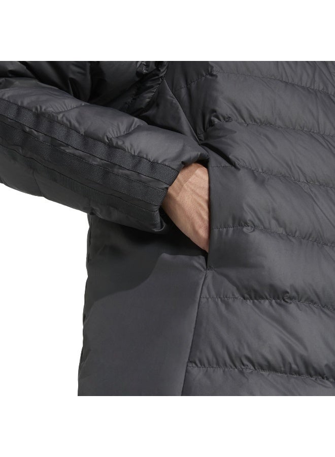 Adidas Ess 3S Ld Hd Pa Black Jacket (Down) Jackets For Men - Image 5