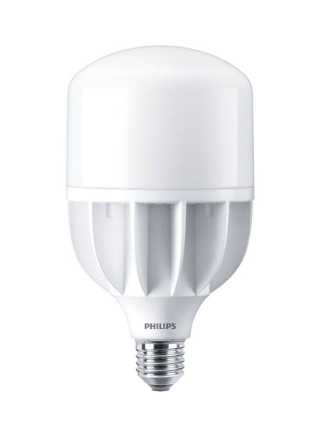 Philips T-Force Durable Long Lastic Core HP 40W Night Light E27 865 Coolday LED Bulb White/Silver - Image 1