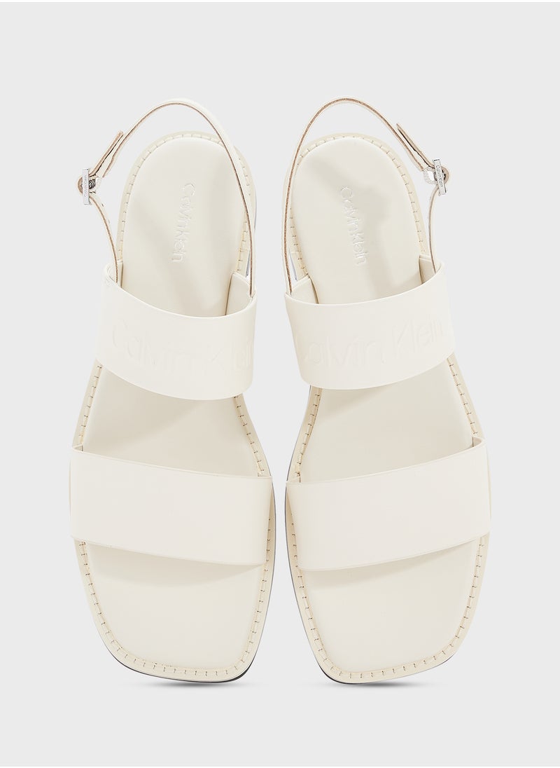CALVIN KLEIN LEATHER SANDALS  - Image 4