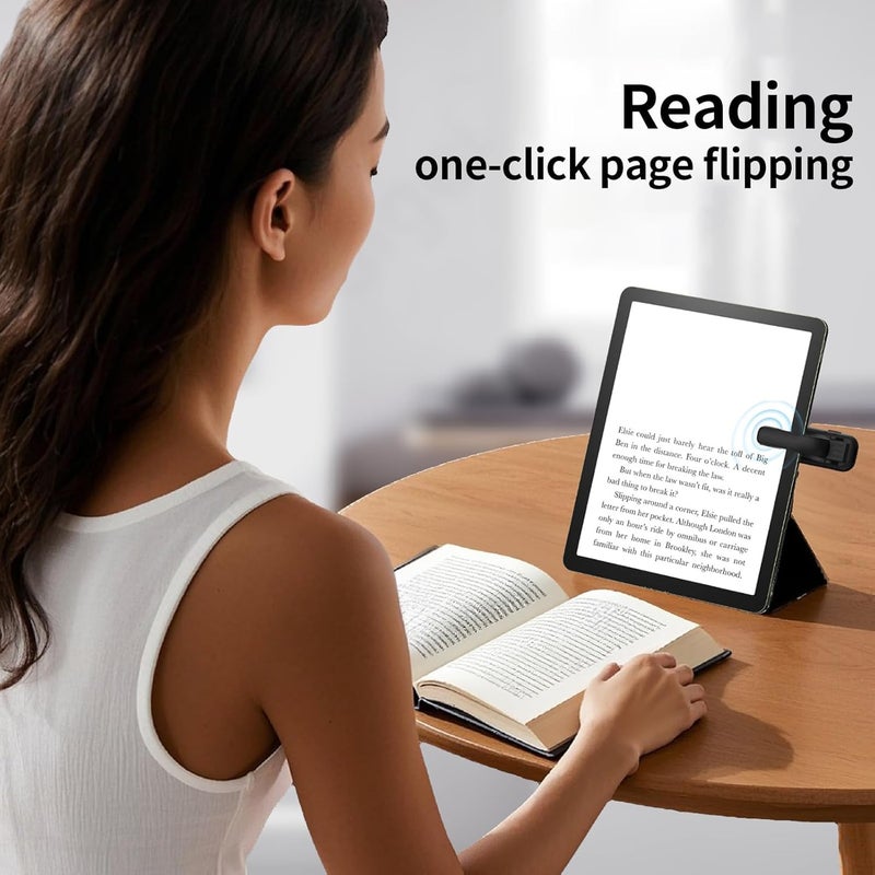 KASTWAVE Wireless Page Turner for E-Book Readers, Handheld Bluetooth Remote Control Clicker for Kindle Reading, iPhone iPad Android Tablet, Suitable for Studying & Lecturing, A Great Gift for Book Lovers - Image 4