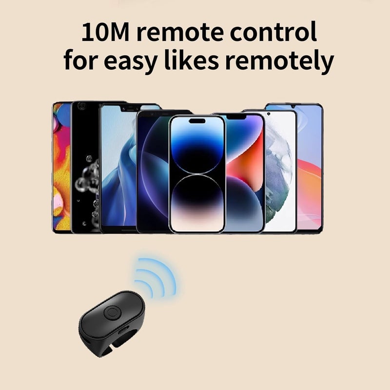 KASTWAVE Wireless Page Turner for E-Book Readers, Handheld Bluetooth Remote Control Clicker for Kindle Reading, iPhone iPad Android Tablet, Suitable for Studying & Lecturing, A Great Gift for Book Lovers - Image 5