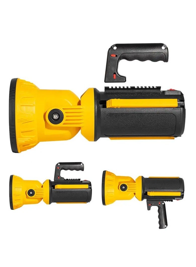 Rechargeable LED Flashlight - 180° Rotatable Hook, Hidden Bracket, Waterproof Torch with Long-Lasting Battery for Outdoor & Emergency Use - Image 3