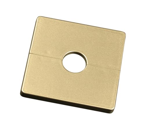 shenghang Wall Split Flange Plumbing Cover Plates Square Shower Arm Escutcheon Plate Pipe Flange Cover for Fixed Shower Head Faucet Standard Pipes (28mm/1.1in) - Image 1