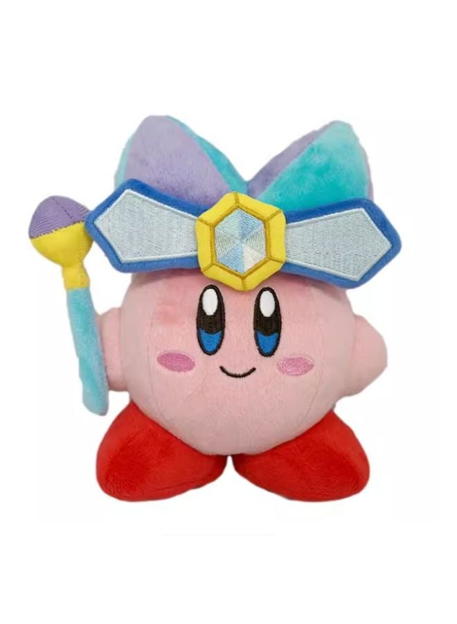 Nintendo Kirby Plush Doll – Wizard Hat & Wand Edition – Soft Stuffed Toy for Kids, Gamers & Collectors