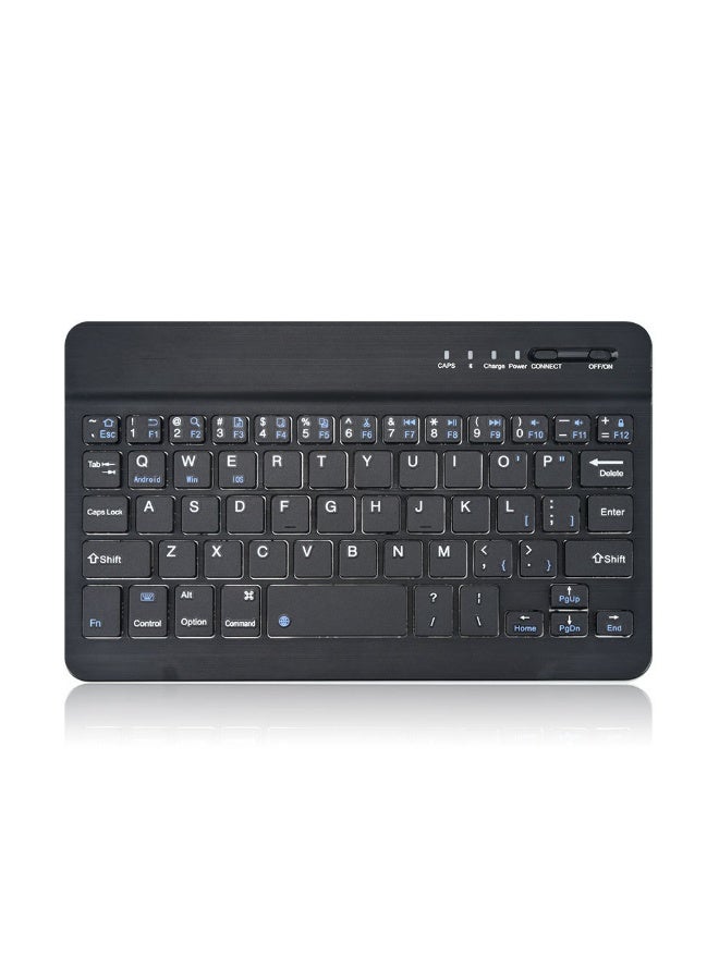 English Language Keyboard, Rechargeable Keyboard with 7 Multimedia Keys, 78 Buttons, for iOS/for/for Android Tablet - Image 1