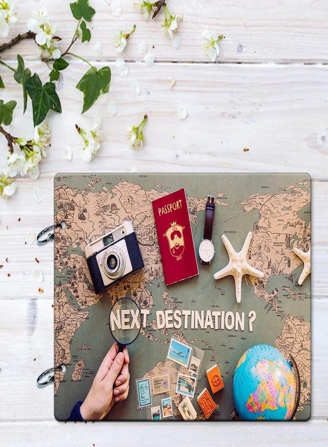 100yellow® Next Destination Travel Journal Scrapbook - Document Adventures in Photo Album| 40 A5 pages | Size : 15.2 cm x 21.5 cm |Multicolour - Image 5