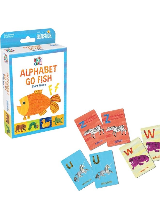 Briarpatch Briarpatch, World of Eric Carle Alphabet Go Fish Card Game, Featuring The Very Hungry Caterpillar, Preschool Learning For Kids - Image 1