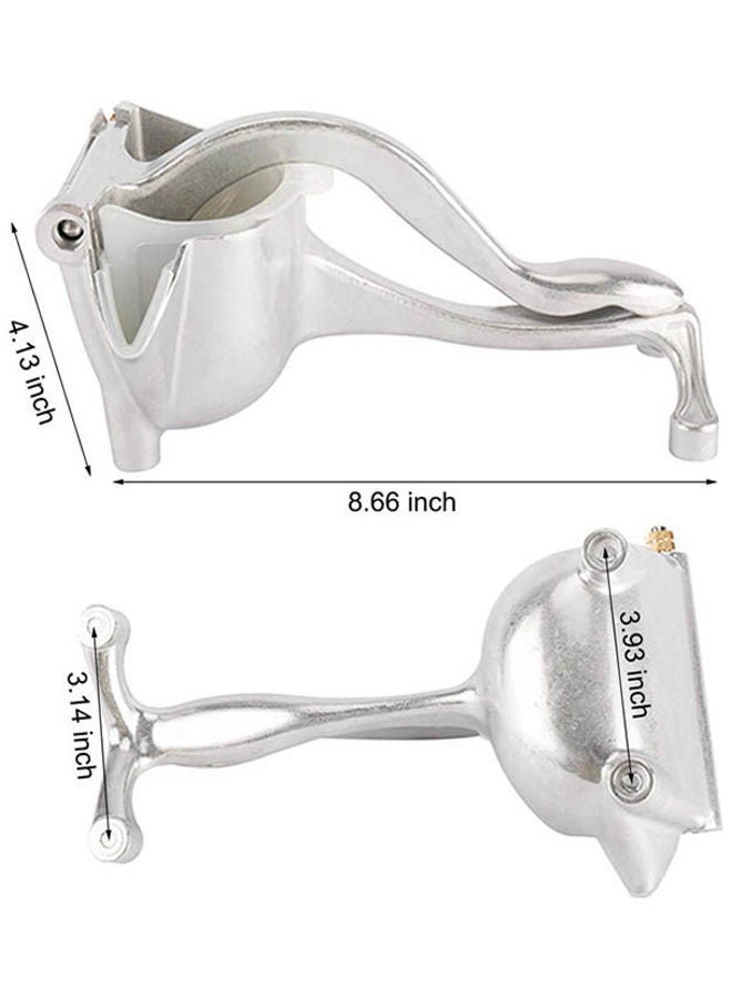 NIBEMINENT Hand Press Juice Extractor Silver - Image 2