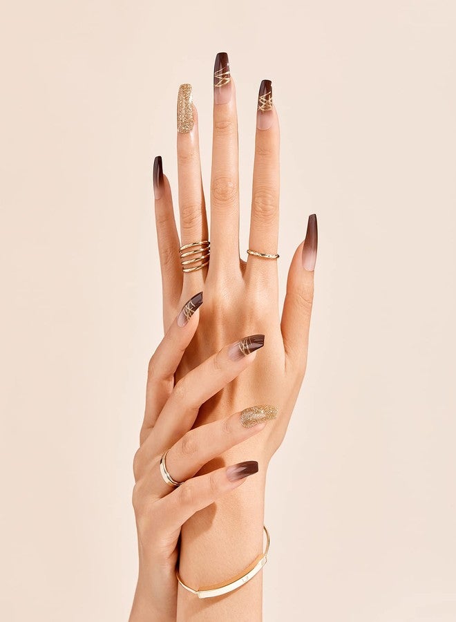 Goldfinger Gold Finger Gel Glam Design Nail (GD18) - Image 1