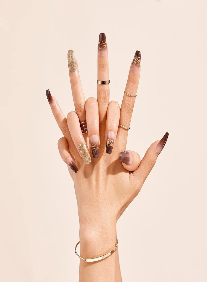 Goldfinger Gold Finger Gel Glam Design Nail (GD18) - Image 2