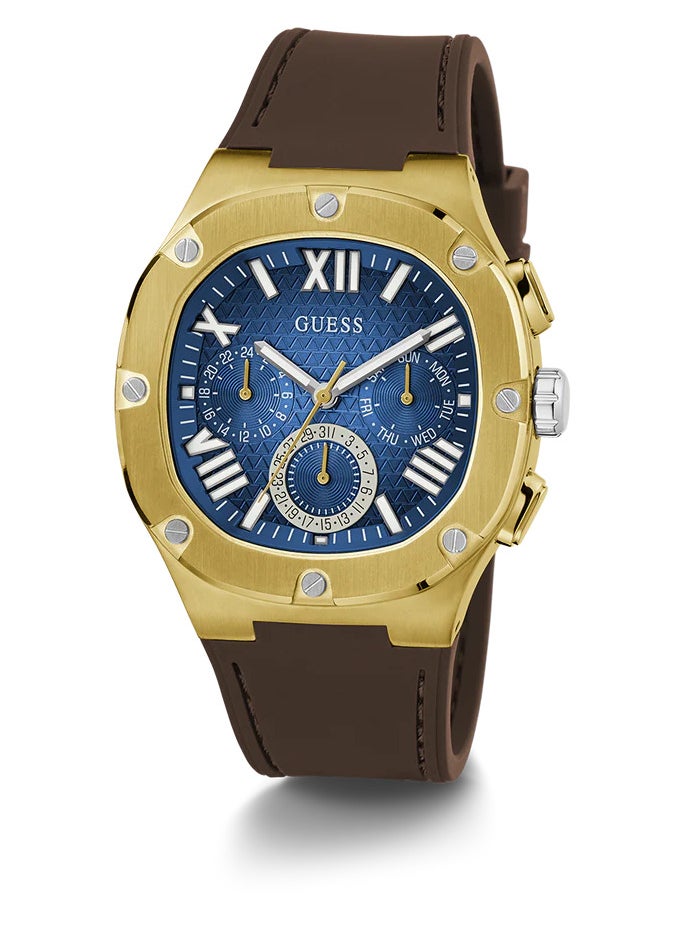 GUESS Mens Brown Gold Tone Multi-function Watch - GW0571G5 - pzsku/ZE59776DD054933B69258Z/45/_/1741519044/9558dc81-b012-45f6-a179-c139eb230b2d