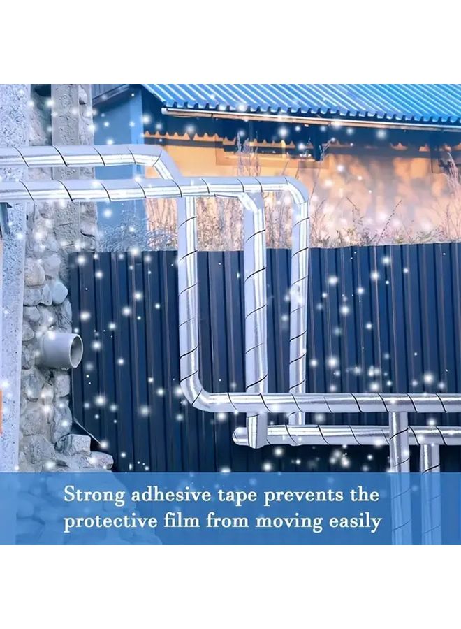 Self Adhesive Insulation Pipe Cover 3937 Inch Heat Cold Water Frost Protection - Image 5