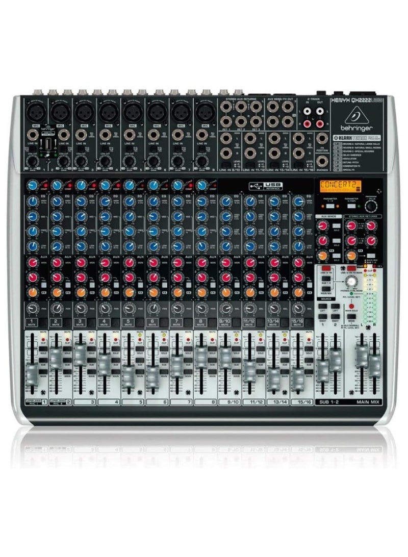 behringer Behringer XENYX QX2222USB Analog Mixer with USB/Audio Interface - Image 1